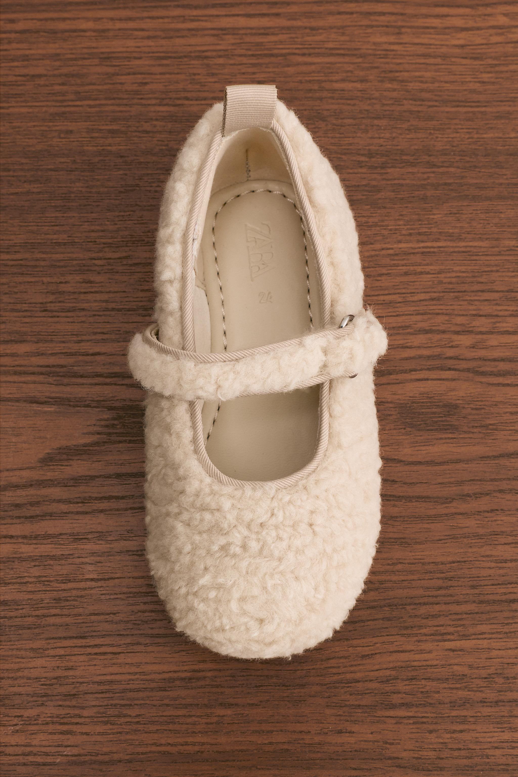 BALLERINES EFFET MOUTON